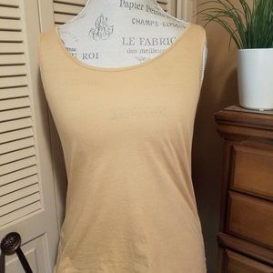 Comfortable and Flattering Tan Tank Top